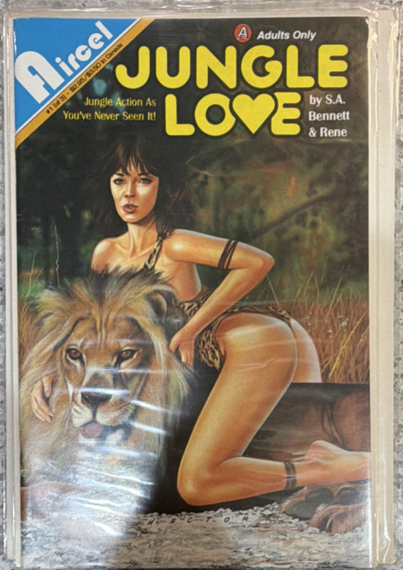 Aircel Jungle Love Comic Book Lot S.A. Bennett Rene Copper Age Color