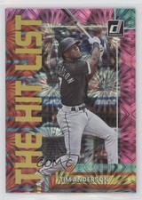 2022 Panini Donruss The Hit List Pink Fireworks Tim Anderson #THL-3 0rm6