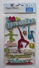 I   Gymnastics Scrapbooking Stickers By Paper House