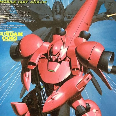 1/144 AGX-04 Gerbera Tetra Gundam 0083 Old Model Kit Bandai Spirits New