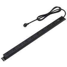 Retailer Basics Surge Protector Power Strip 9 Outlet Heavy Duty Metal 600 Joules