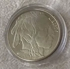Buffalo Liberty Fine Silver Round Coin -  .999 Pure Silver - One Troy Ounce
