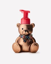 NEW Holiday 2026 B bw Festive Teddy Bear Foaming Hand Soap Dispenser -NWT