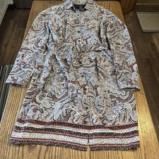 Maeve Anthropologie Size 4 Paisley Boho Tunic W/ Slip Dress Multicolored