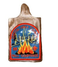 Boy Scout 4 inch Button Loop square Activity Patch Holder lot of 55 0327