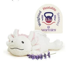 Axolotl Warmies Microwavable Freezable Lavender Scented Stuffed Animal NWT Plush