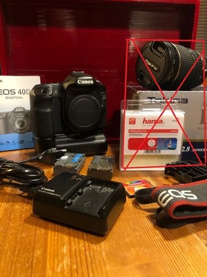 Body Canon 40D mit Batteriegriff und Sonstigem