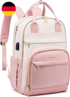 Lovevook Rucksack Damen,Schulrucksack Teenager MäDchen Mit Vielen FäChern | Wass