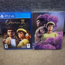 Shenmue 3 PS4 Original Case and w/ Steelbook
