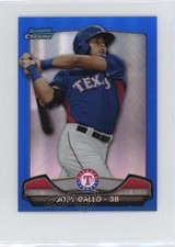 2013 Bowman Chrome Risin' thru the Ranks Refractor Blue 35/250 Joey Gallo 9cf
