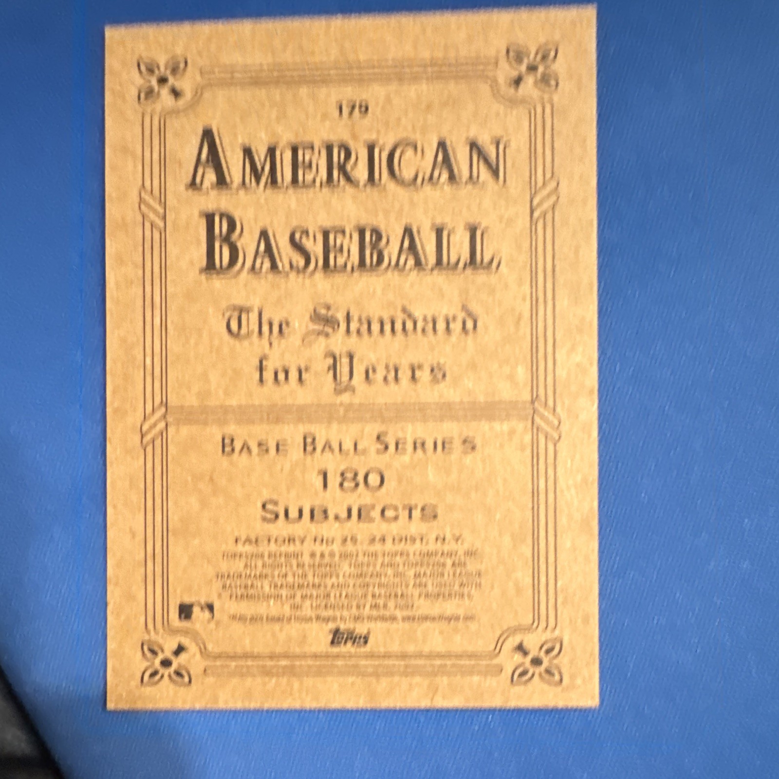 Topps 2002 Topps 206 Honus Wagner Base Set #179 Pittsburgh Pirates Card view 2