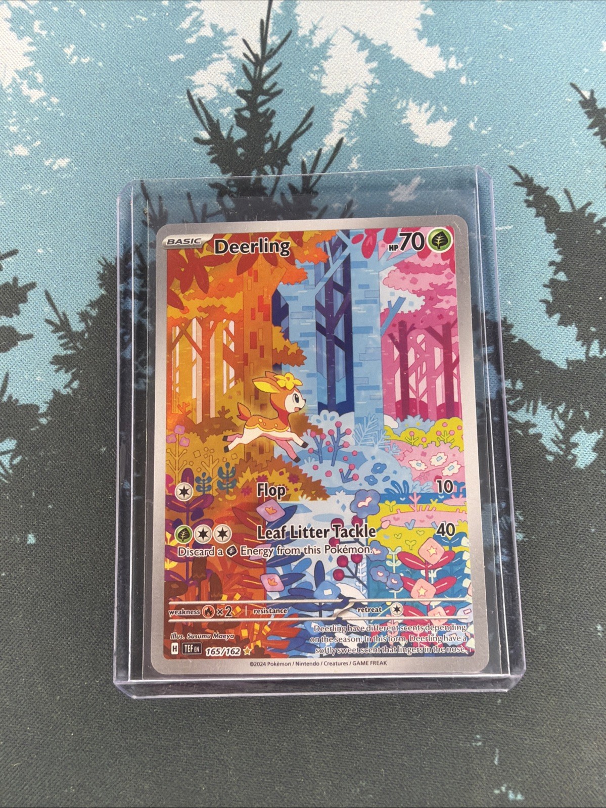 Deerling - 165/162 Temporal Forces Illustration Rare Pokemon - NM