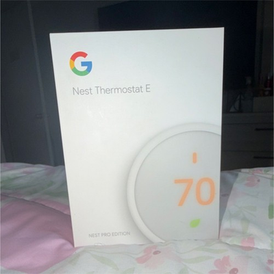#ad #ad Google Nest Thermostat E Pro Edition Wi Fi Digital Display Programmable White $37.99