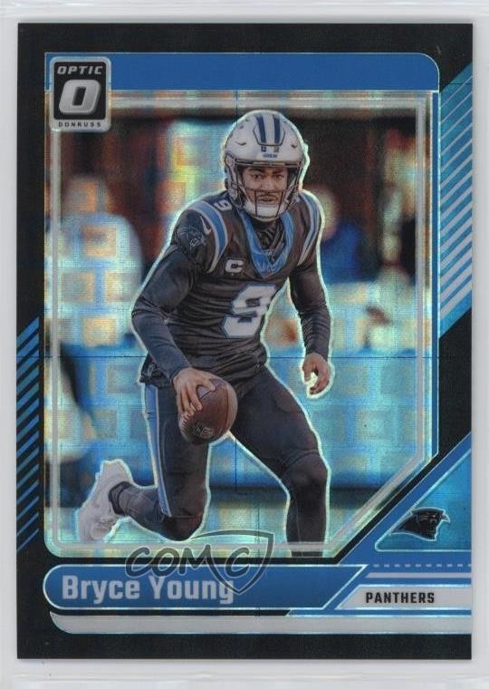 2024 Panini Donruss Optic Black Pandora Prizm 8/25 Bryce Young #26 s3g