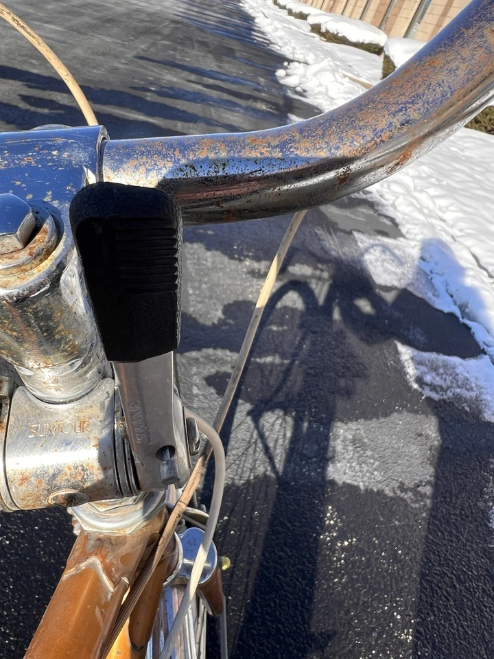 Bicicleta marrom vintage 1950’s Pearsons Hercules Santos feita em Birmingham Inglaterra - Imagem 3 de 4