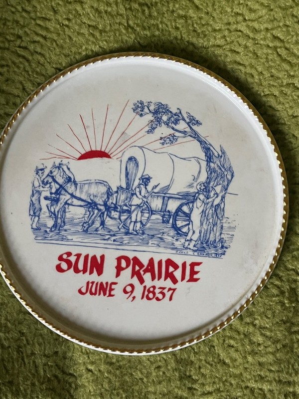 Wisconsin Porcelain Co. American Revolution Bicentennial SUN PRAIRIE June 9,