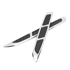 Car Exterior Decorative Trim 2pcs Car Exterior Hood Side Door Air Vent Cover