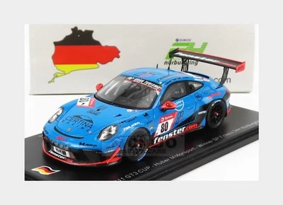1:43 SPARK Porsche 911 991-2 Gt3 Cup #80 Winner Sp7 Class Nurburgring 2021 SG769 - Photo 1/2