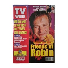 TV Week Vintage Magazine March 27 - April 2, 1999 Robin Williams, Minnie Driver