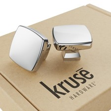 30427 - 10-Pack Conrad Door and Drawer Knob - 1-1/4in Diameter, Polished Ch...