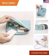 Travel Cable Organizer Bag Electronics Storage Case Charger Cord Pouch Mesh Pink