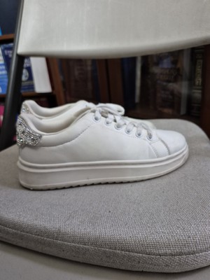 Sparkly White Sneakers