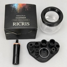RICRIS Electric Makeup Brush Cleaner Spinner Machine Automatic Cleaning Set