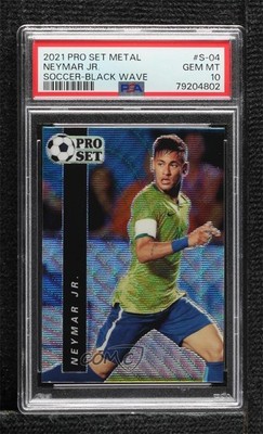 2021 Leaf Pro Set Sports Online Exclusive Soccer Black Wave 16/25 Neymar Jr 09gn
