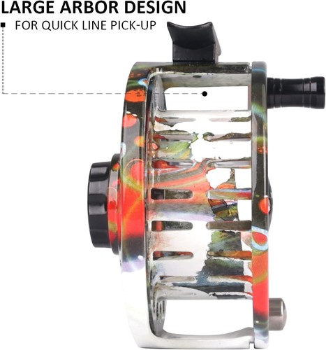 Mulinello da pesca a mosca ECO Large Arbor nuovo con combinazione di lenze - 3/4wt - Foto 6 di 9