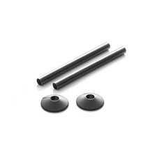 TOWER Radiator Pipe Covers & Collars - ANTHRACITE 15mm Pipe Shroud 200mm