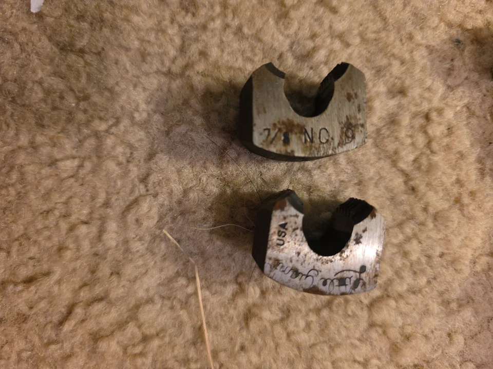 Vtg Greenfield Little Giant No. 380 Adjustable Die Set 7/8”-9 NC (1-F1) - Image 3 of 3