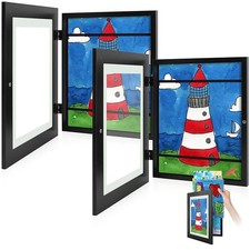 Golden State Art, 8.5x11 Kids Art Frames, Front-Opening Picture Frame Great for