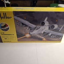 Heller 56912 A-10 Thunderbolt II Starter Kit 1:144 -Farben-Kleber-Pinsel neu-OVP