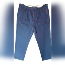 NWT Polo Ralph Lauren Whitman Chino Pants Mens 38x32 Blue Relaxed Fit Straight