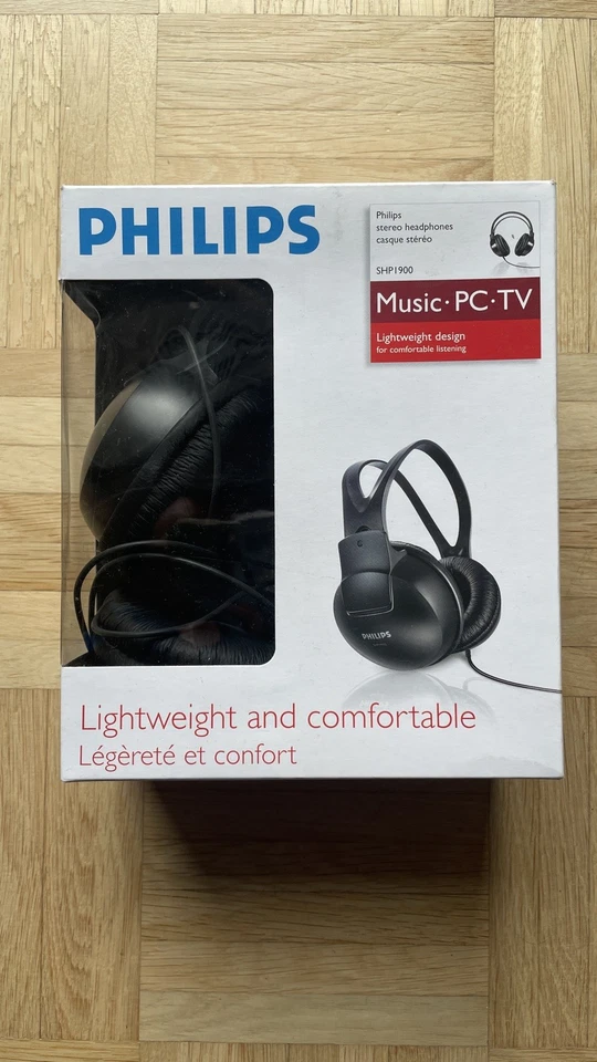 PHILIPS SHP 1900 Over-Ear-Stereo-Kopfhörer Shell Headset Computer kabelgebunden