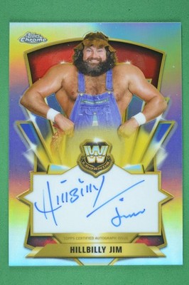 Hillbilly Jim 2026 Topps Chrome WWE Legendary Refractor Autographs