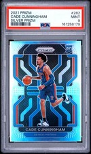 CADE CUNNINGHAM 2021 PRIZM SILVER ROOKIE RC #282 PSA 9 MINT! PISTONS! #161258179