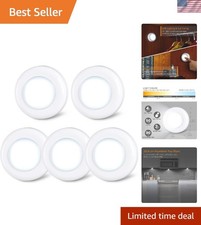 2.8  LED Puck Lights Under Cabinet AAA Battery, 5 Pack White