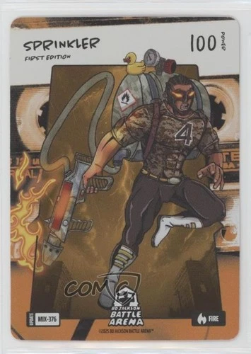 2025 Bo Jackson Battle Arena TCG Alpha Update Mixtape Battlefoil Sprinkler