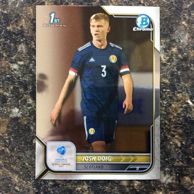 2022 Bowman Chrome UEFA Under 21 #112 Josh Doig 1st