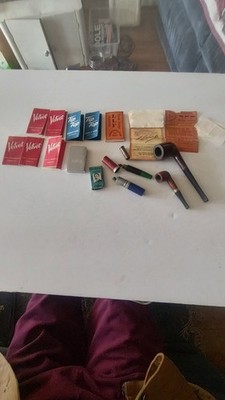 Zippo Lighter, Antique Lighter , Tobacco Papers , Vintage Smoke Pipie.