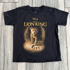Disney The Lion King Graphic T Shirt Youth Small Black Simba