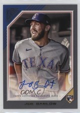 2022 Topps Gallery Rookie Auto Joe Barlow #RA-JBA Auto 4g8