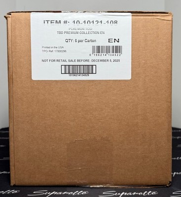 Pokemon Mega Venusaur Ex Premium Collection Case of 6 Sealed
