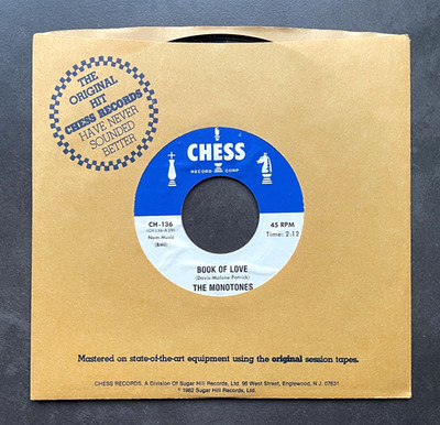 7'' The Monotones - Book Of Love - US CHESS Doo Wop