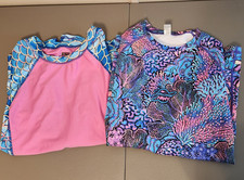 Spacefish Army 2pc Womens 2X Rash Guards Cora...