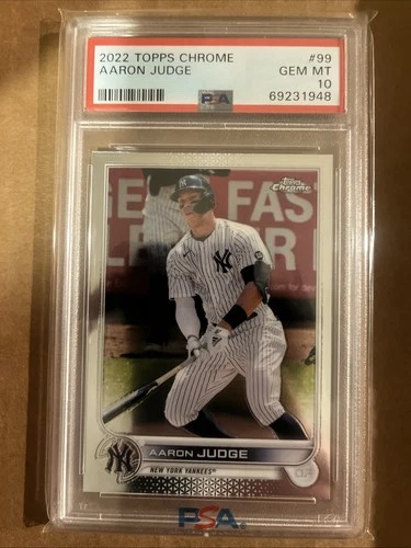 2022 Topps Chrome - Aaron Judge #99 PSA 10