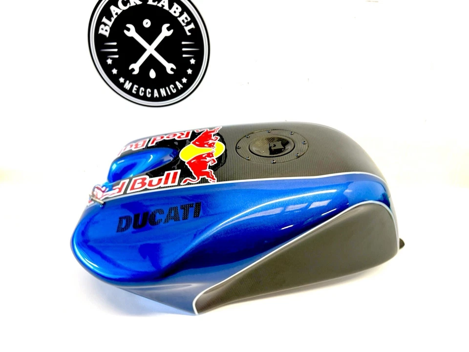 Genuine Ducati 916/748/996/998 Carbon Fiber Fuel Petrol Tank Refurbished RedBull - Image 2 of 4