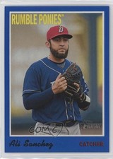 2019 Topps Heritage Minor League Edition Blue 84/99 Ali Sanchez #24 07h2