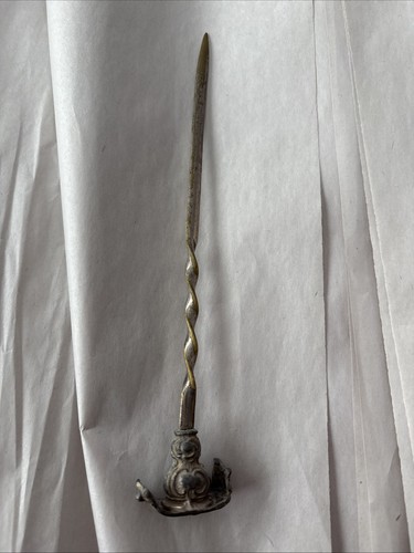 Antique Silver Torah Pointer Also Known As A Yad. Israel.